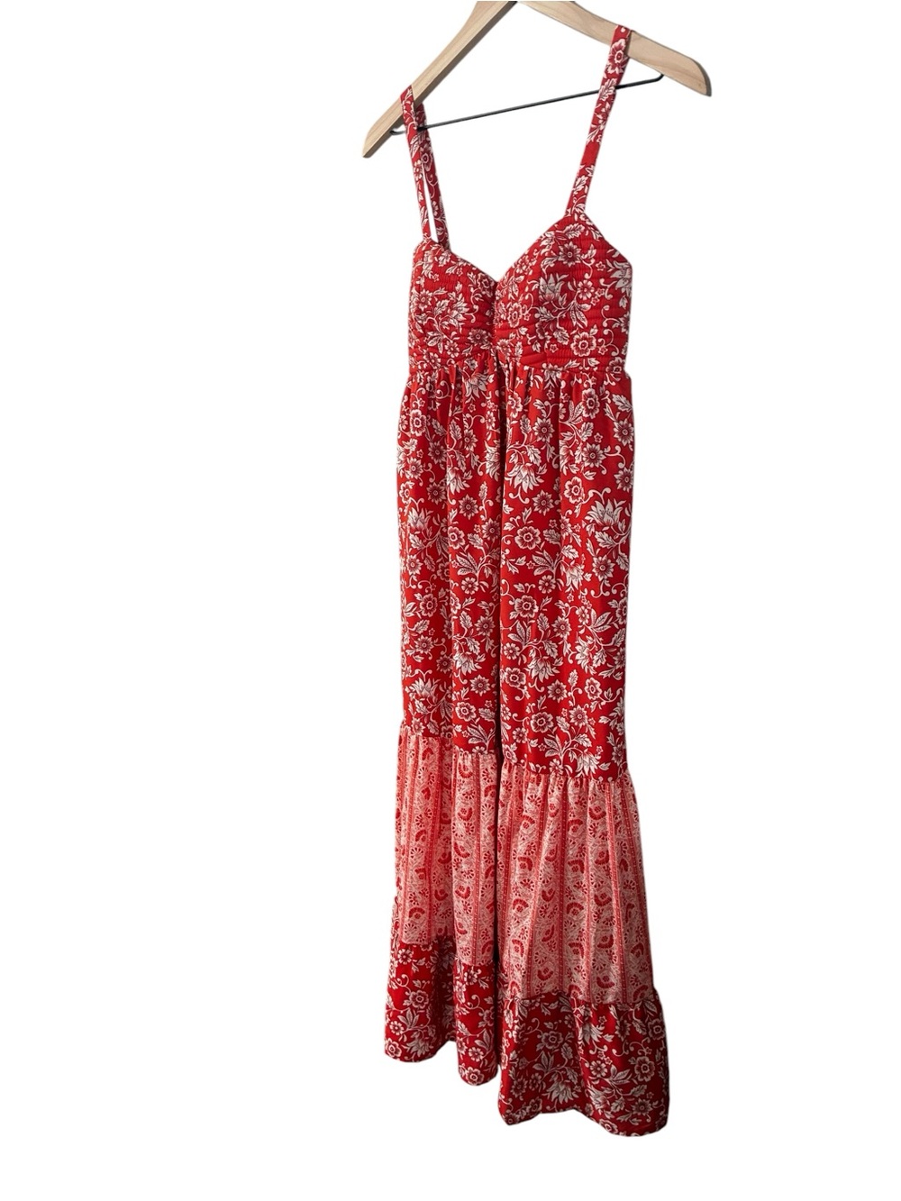 Women’s Floral Bohemian Maxi Dress - Picture 4 of 10